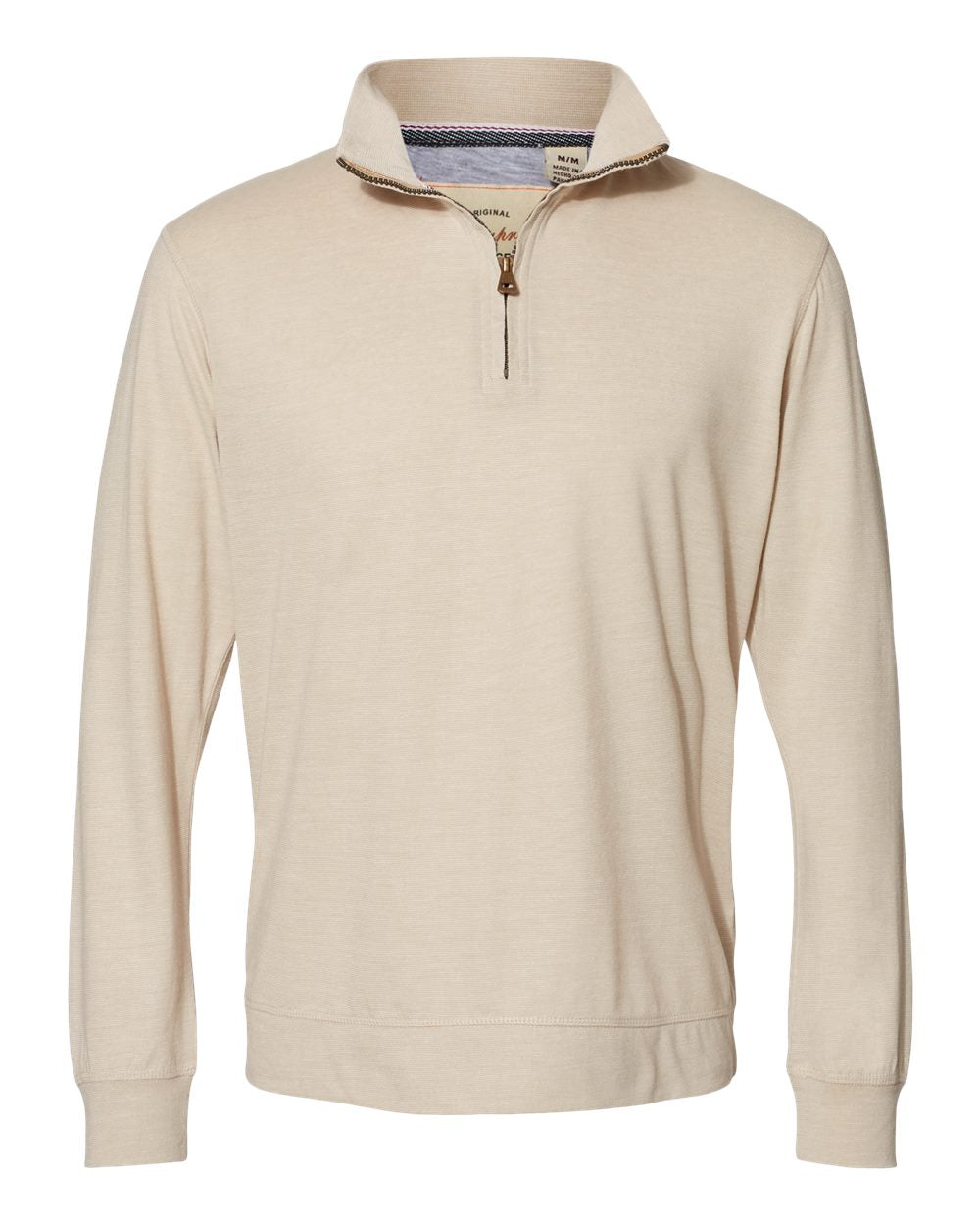 Weatherproof Vintage Microstripe Quarter-Zip Pullover