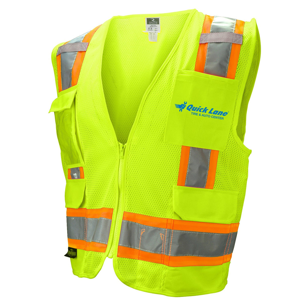 Class 2 Safety Vest With Extra Pockets