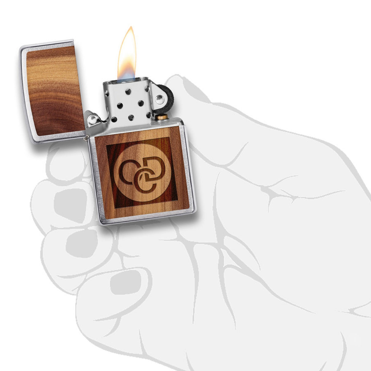 Zippo® Woodchuck USA Cedar Windproof Lighter