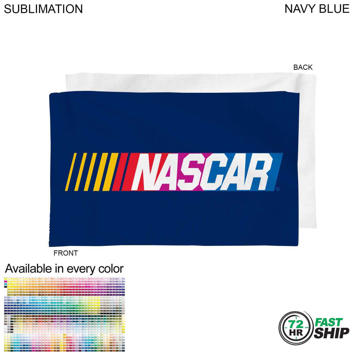 72 Hr Fast Ship - Plush Velour Terry Cotton Blend Colored Sports, Sweat Towel, 12x18, Sublimated