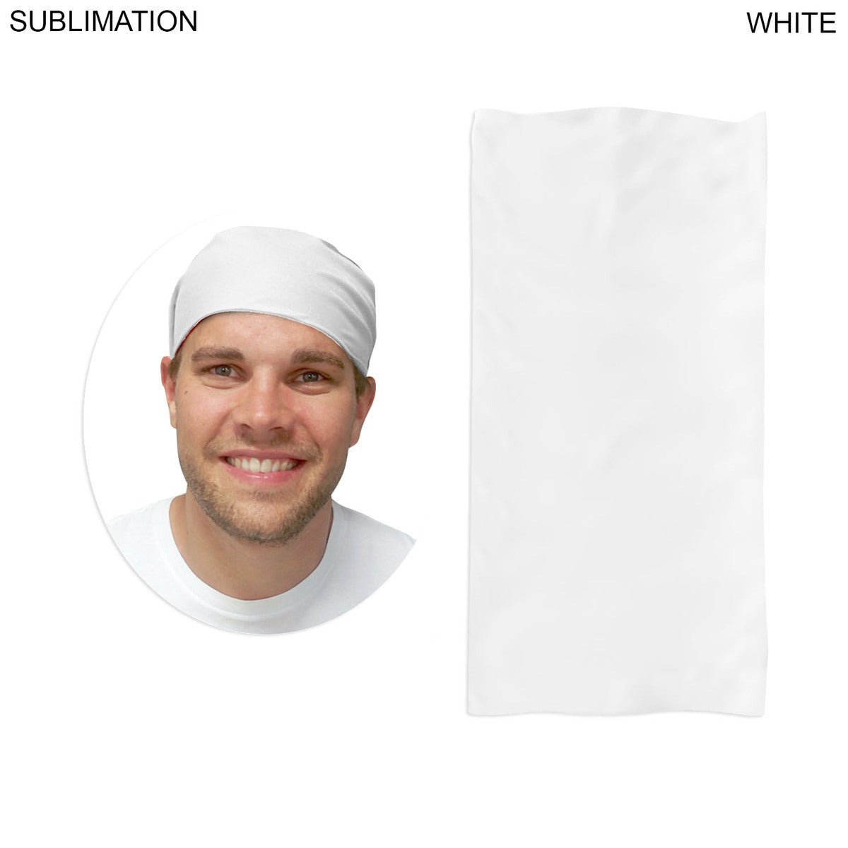 Sublimated BEST VALUE Lightweight Seamless Tubular Sports Headwear (Fandanna Bandanna)