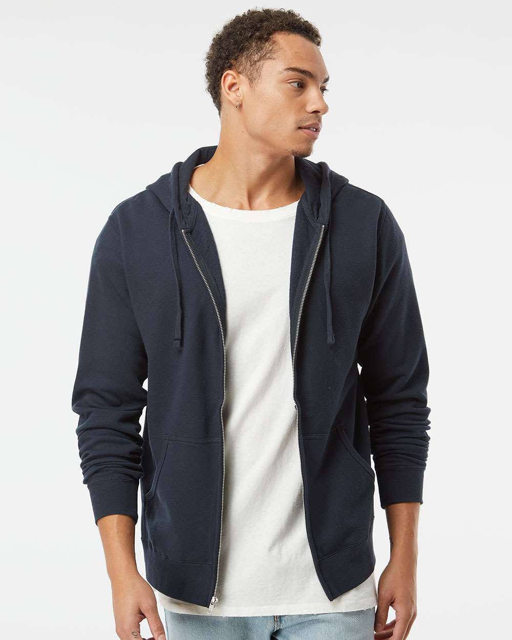 Independent Trading Co. Full Zip Hooded Sweatshirt