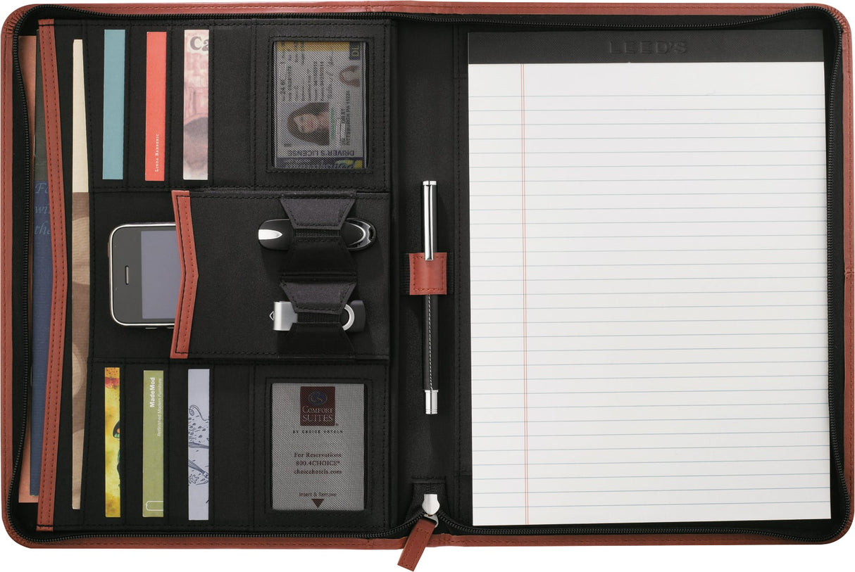Pedova Zippered UltraHyde Padfolio FSC Mix Paper