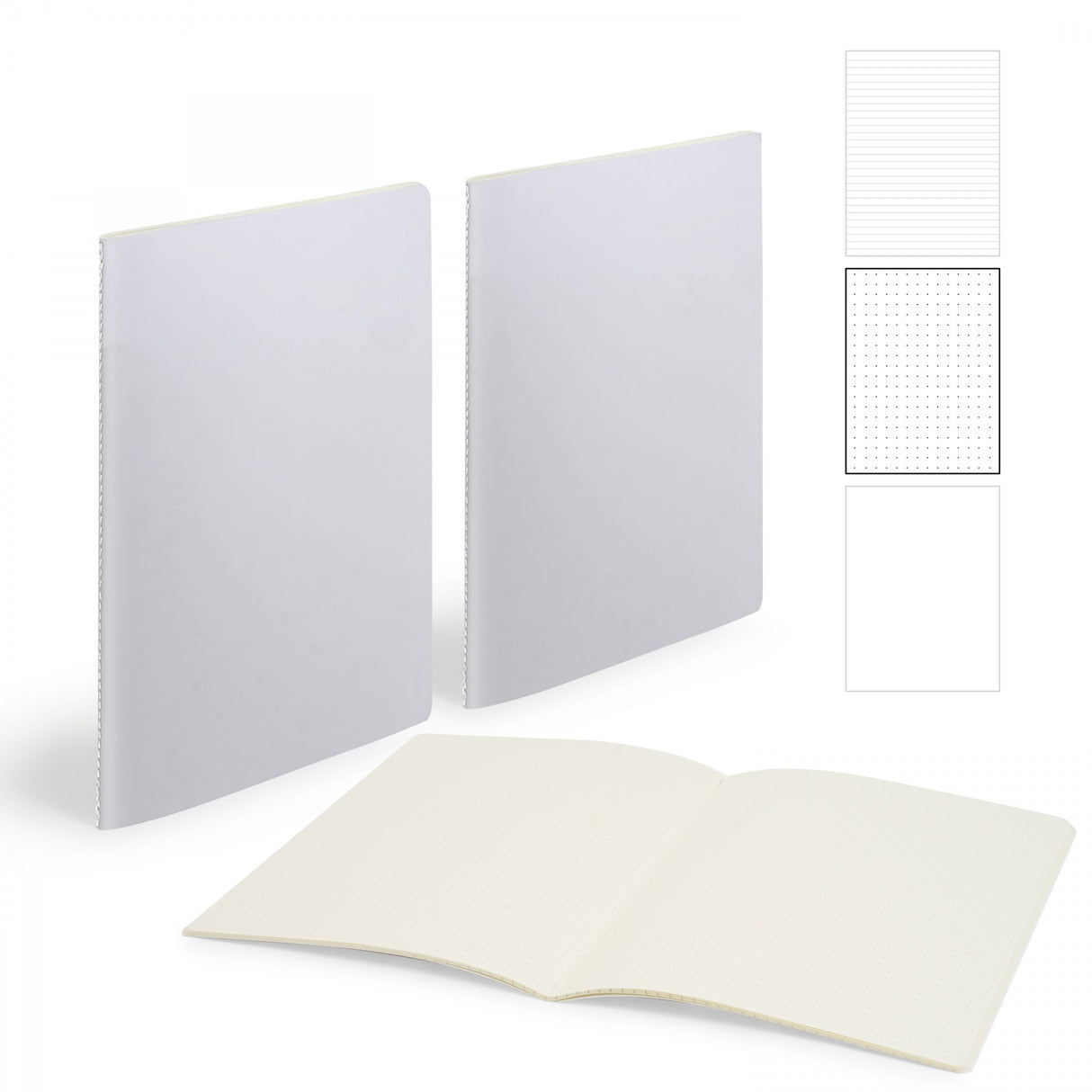 Medio Centre Sewn Notebook 5" X 7" With 56 Pages