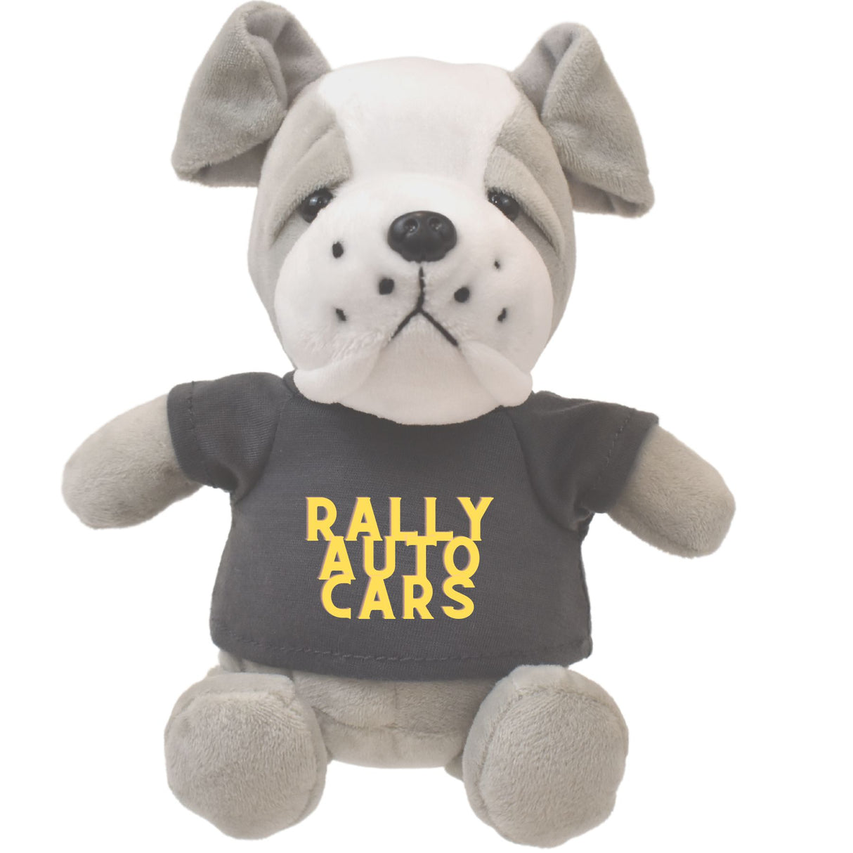 6" Mini Me Gray Brooklyn Bulldog w/T-Shirt