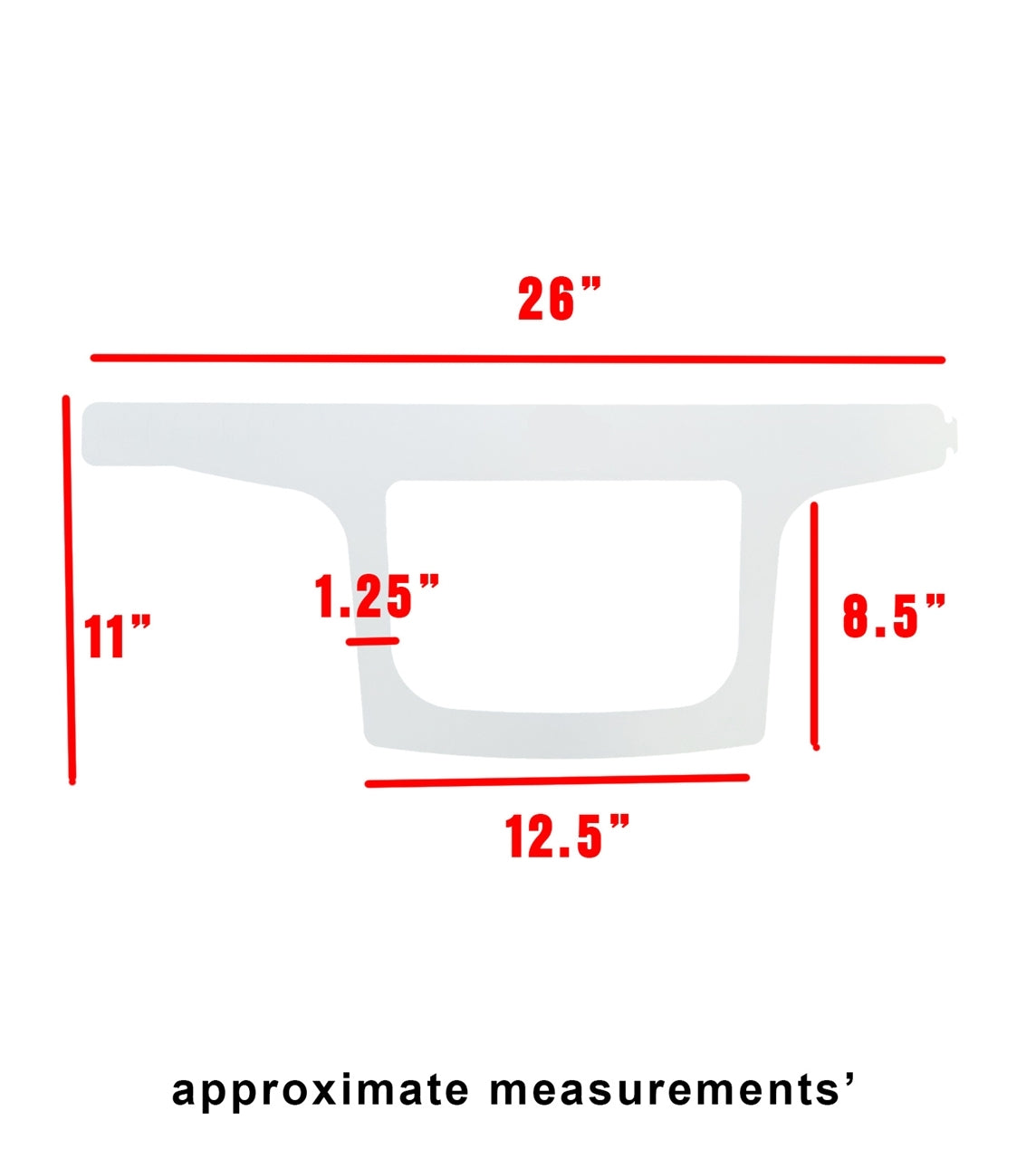 Eco-Disposable Face Sheld, Paperboard, White - Blank