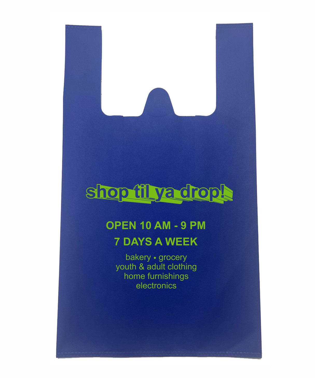 T-Shirt Non Woven Reusable Shopping Bag (10-15 Days)