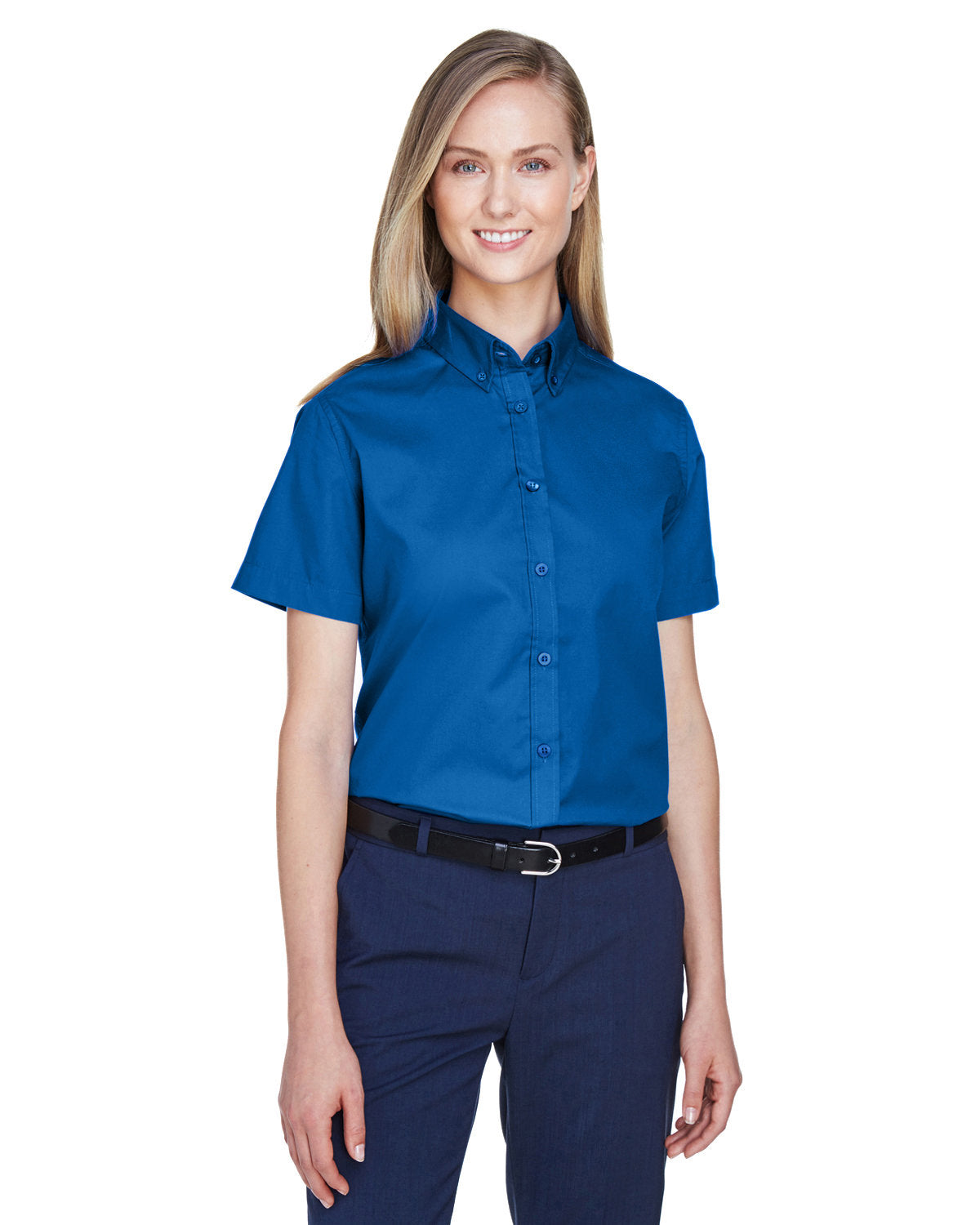 CORE 365 Ladies' Optimum Short-Sleeve Twill Shirt