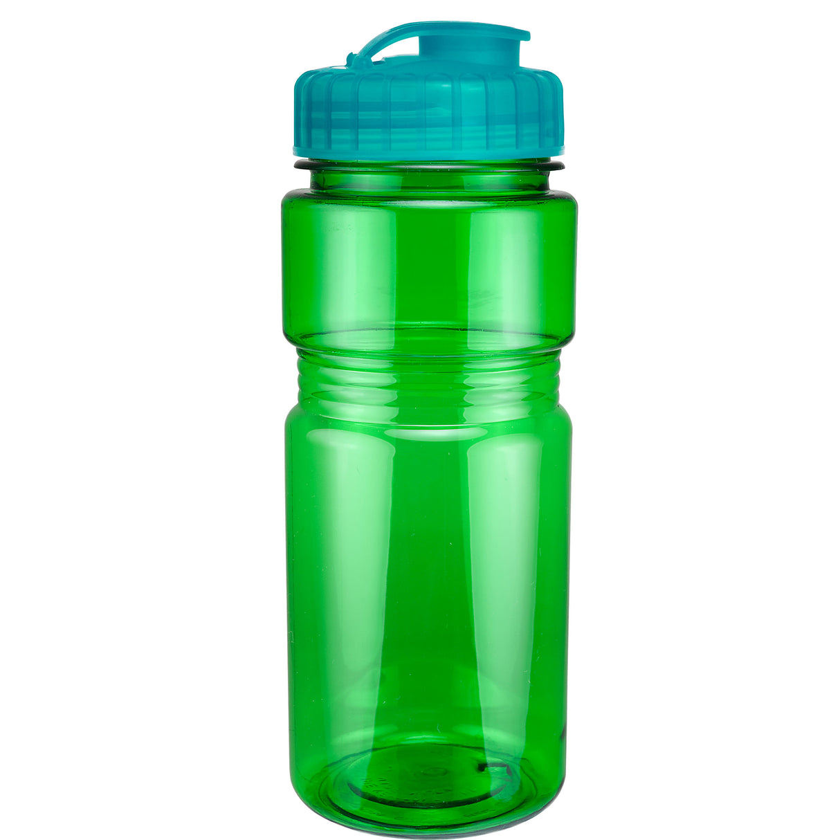 20 Oz. Translucent Recreation Bottle w/ Flip Top Lid