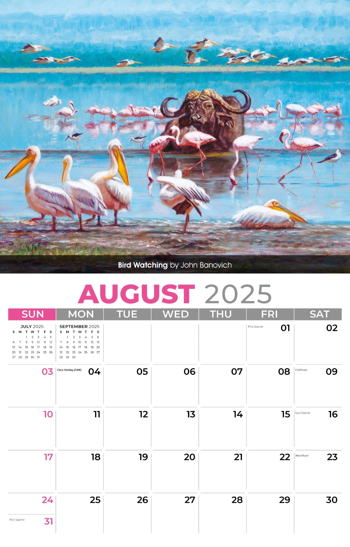 Galleria Wall Calendar 2025 Wildlife Portraits