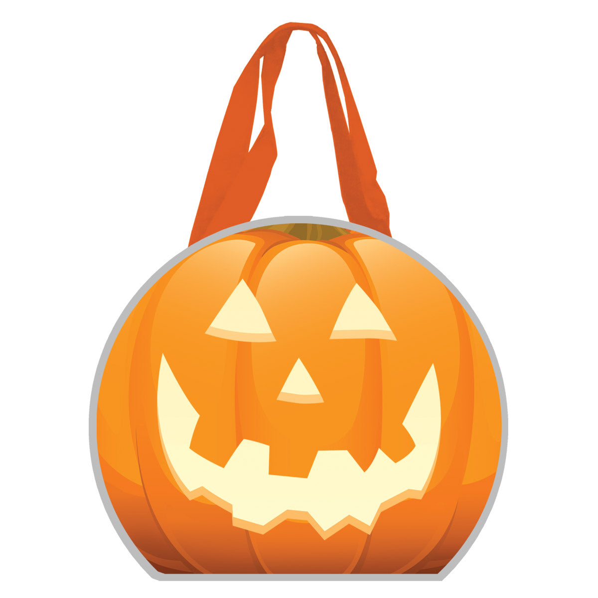 Reflective Halloween Pumpkin Tote Bag