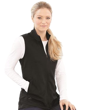 Adidas Women's Textured Full-Zip Vest