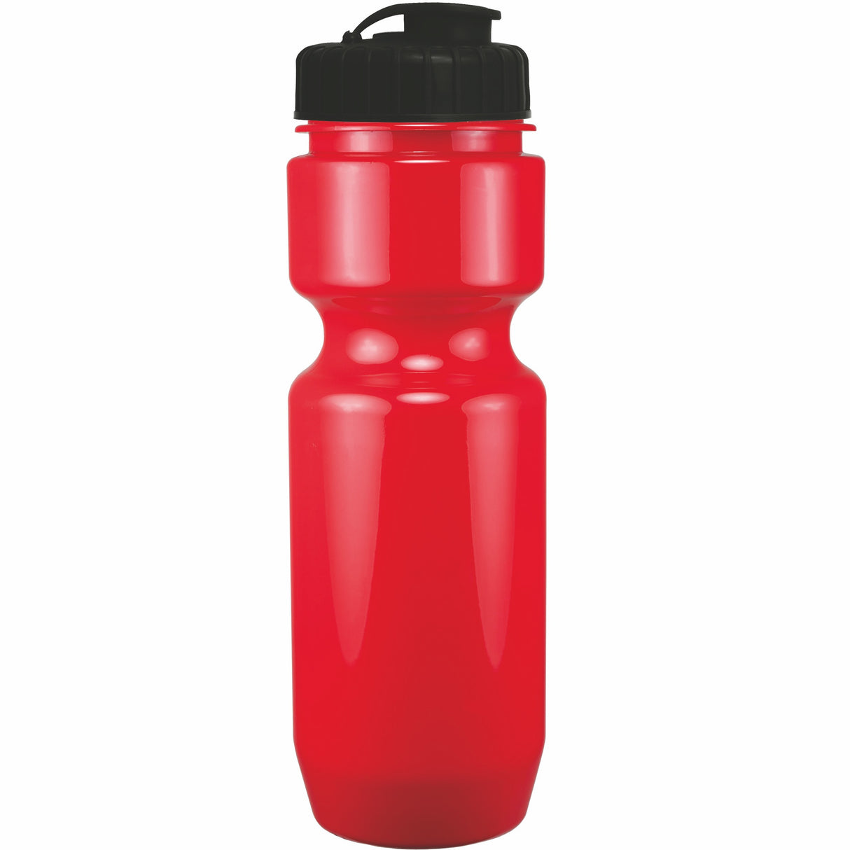 22 Oz. Bike Bottle w/ Flip Top Lid - Solid Colors
