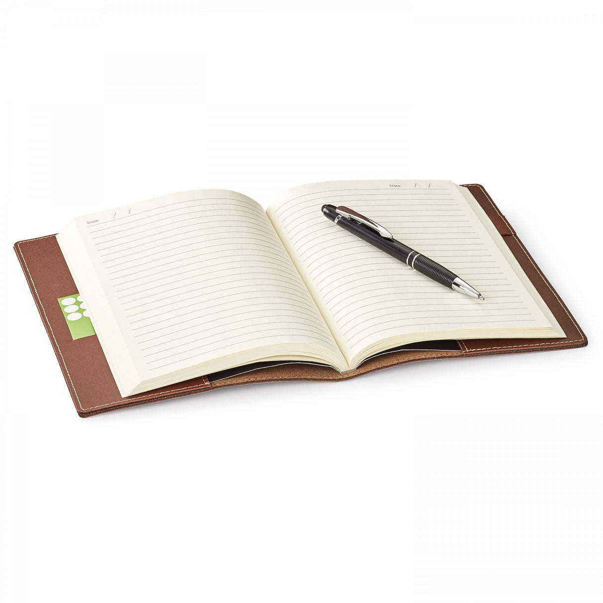 Genuine Leather Refillable Journal Combo