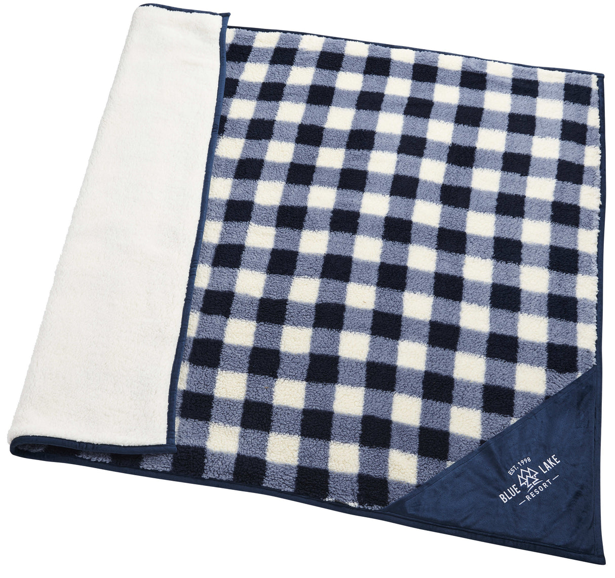 Field & Co.® Double Sided Plaid Sherpa Blanket
