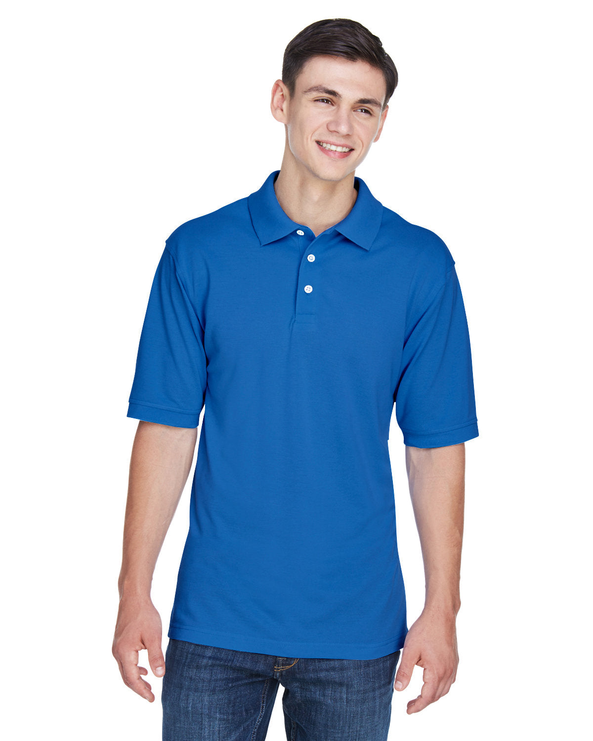 Harriton Men's 5.6 oz. Easy Blend? Polo