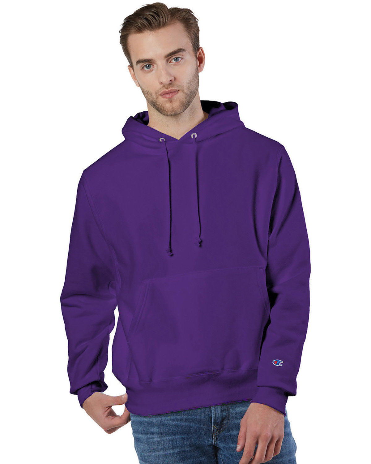 000117 Champion Reverse Weave® Pullover Hooded Sweatshirt