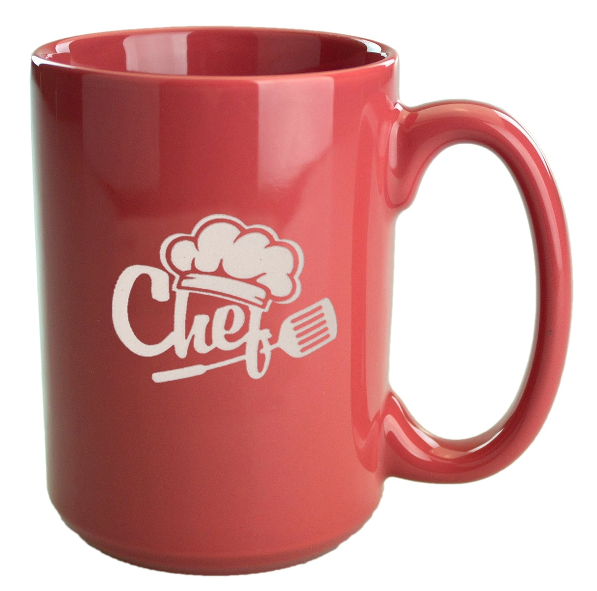 Jumbo 15oz coral ceramic mug - Etched