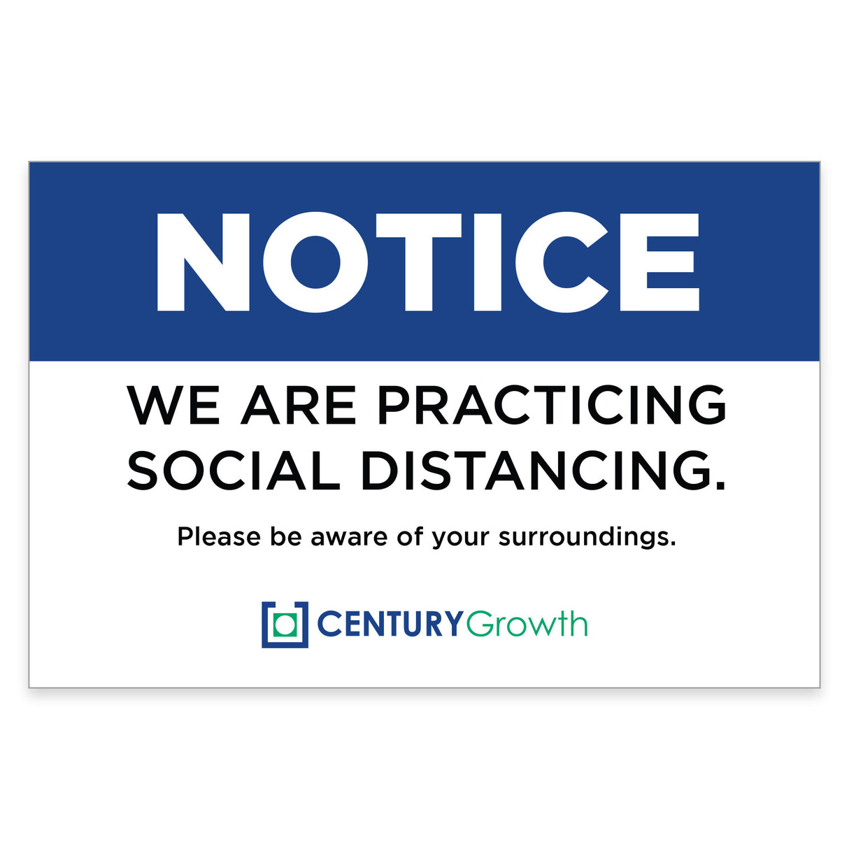 24"h x 36"w Custom Corrugated Yard/Lawn Sign