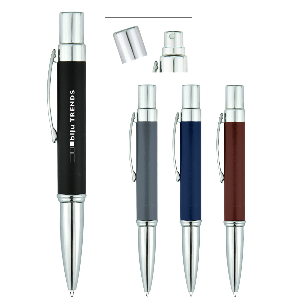 Aluminum Sanitizer Spray Bottle With Pen