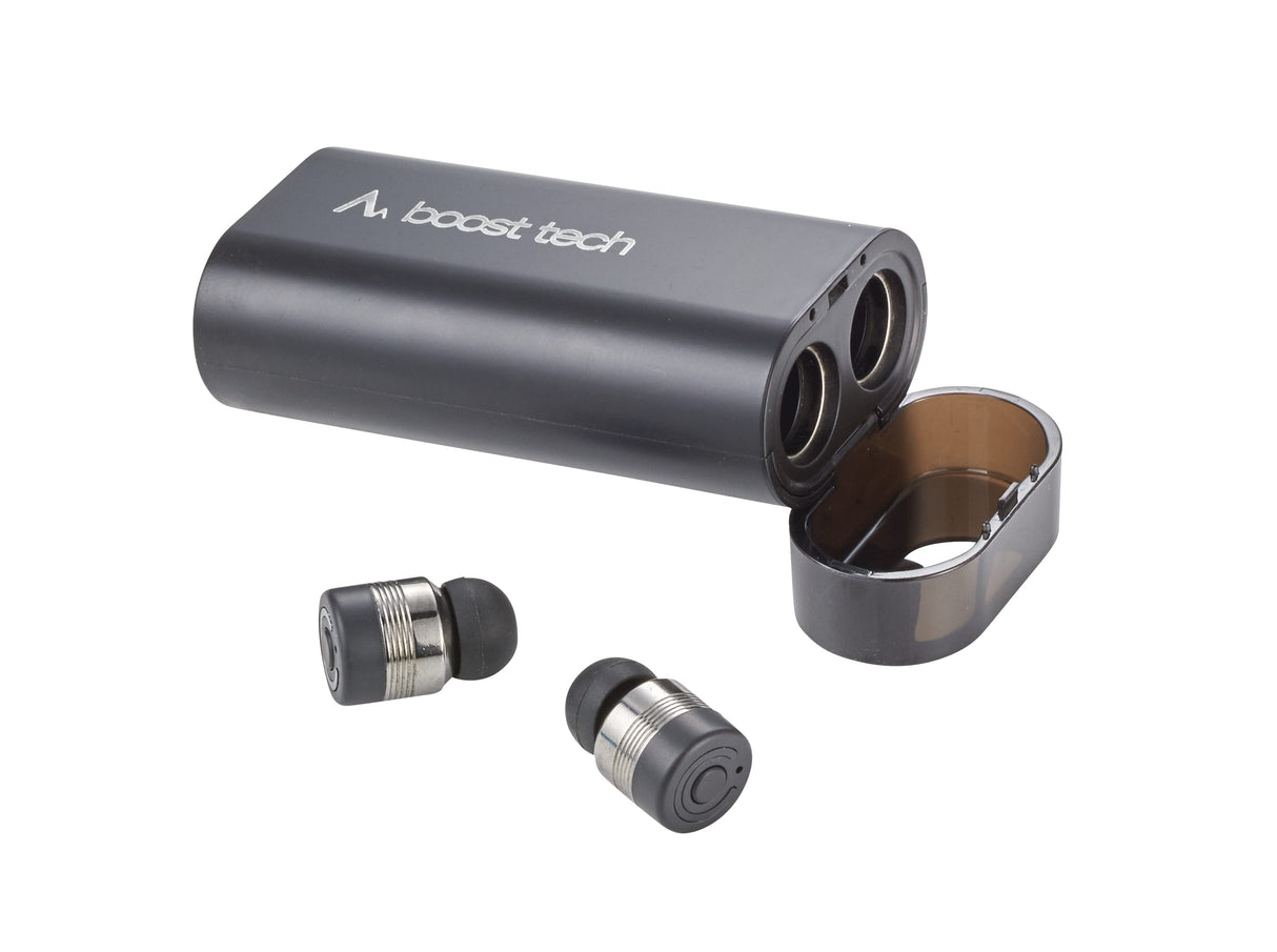 Light Up Logo TruWireless Earbuds w/UL Powerbank