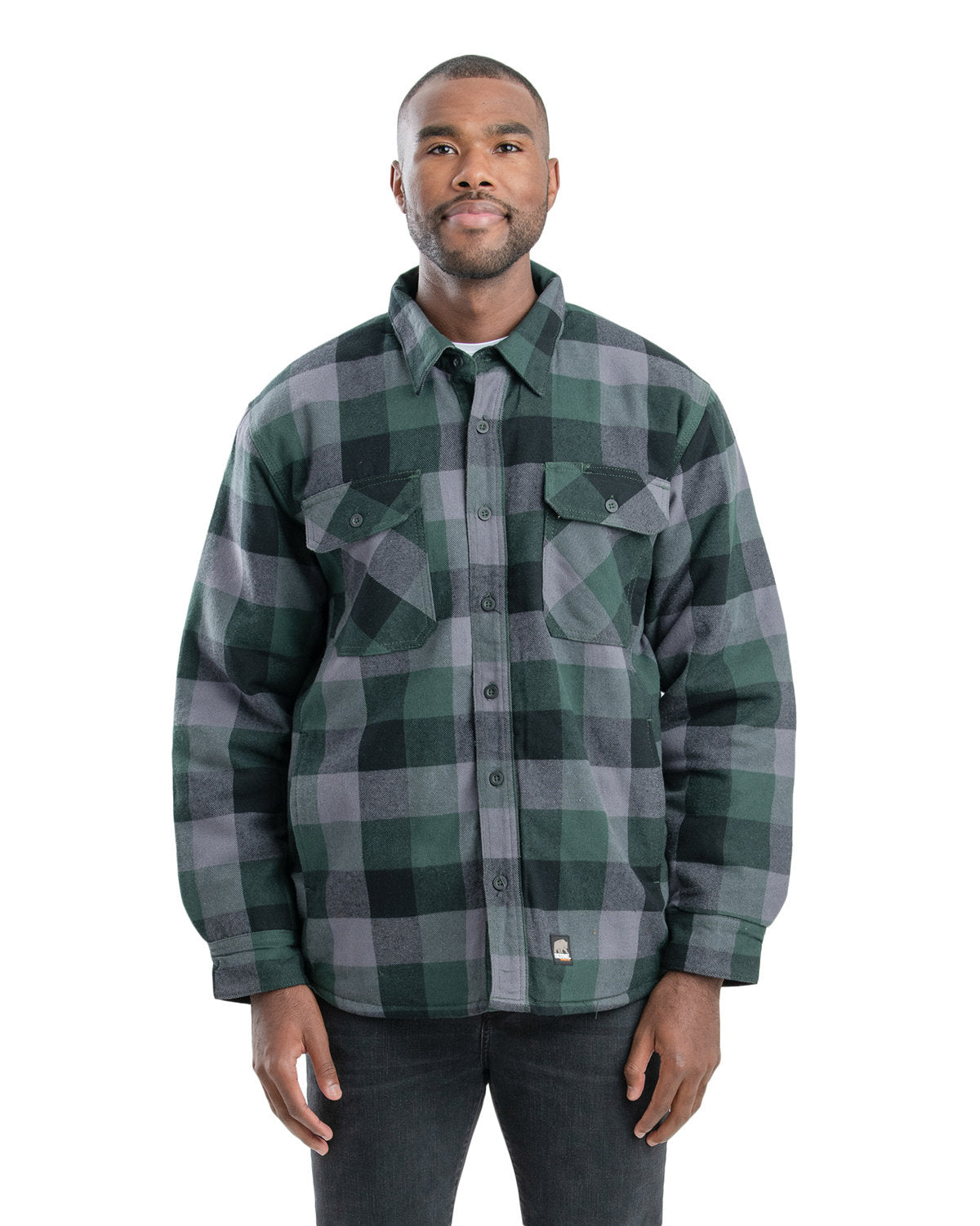 Berne Apparel Men's Timber Flannel Shirt Jacket