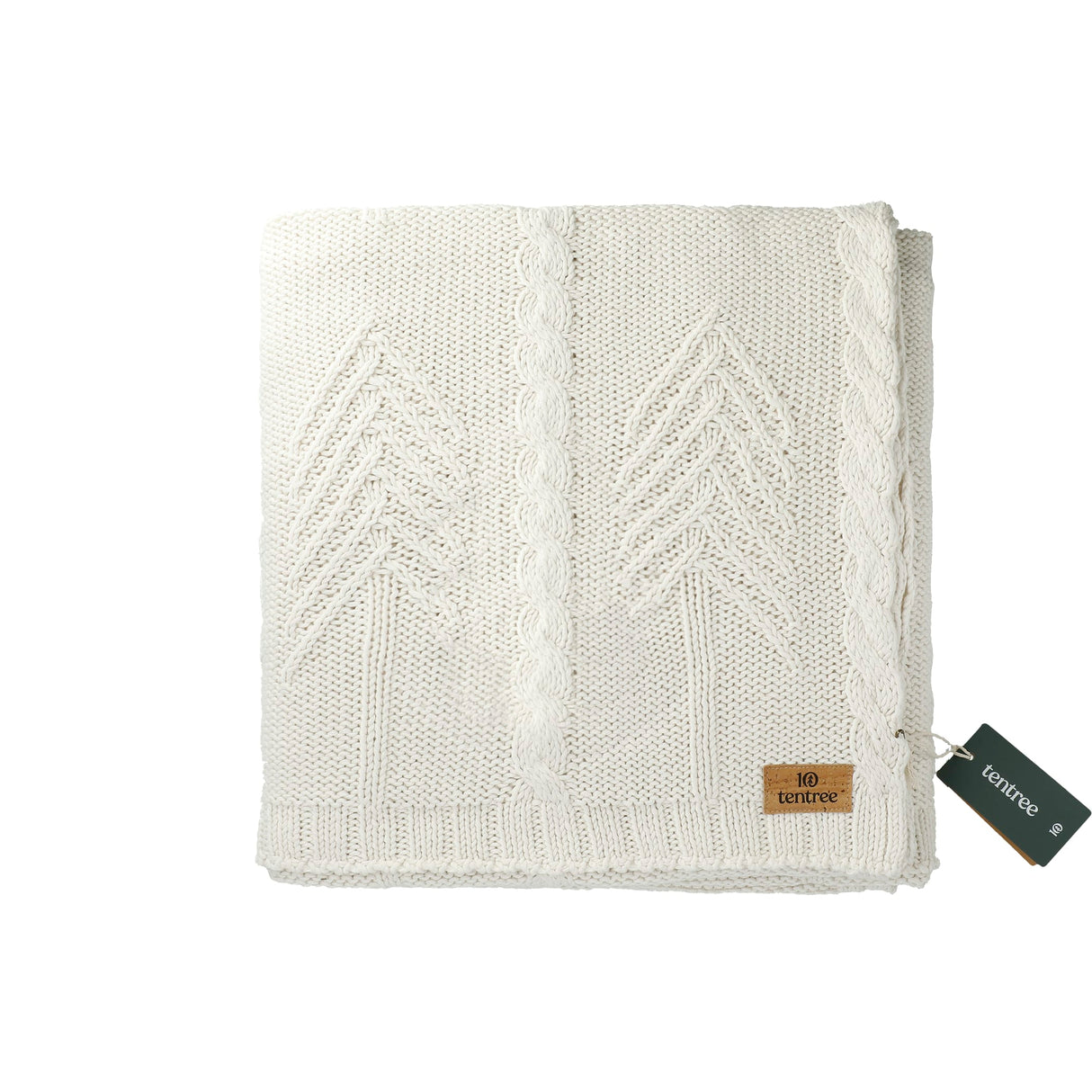 tentree Organic Cotton Cable Blanket
