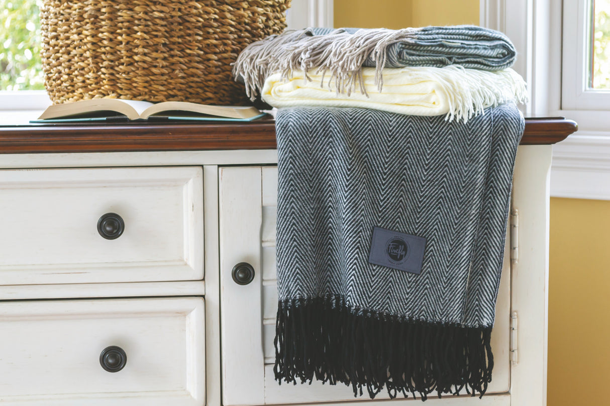Herringbone Throw (Laser Patch)