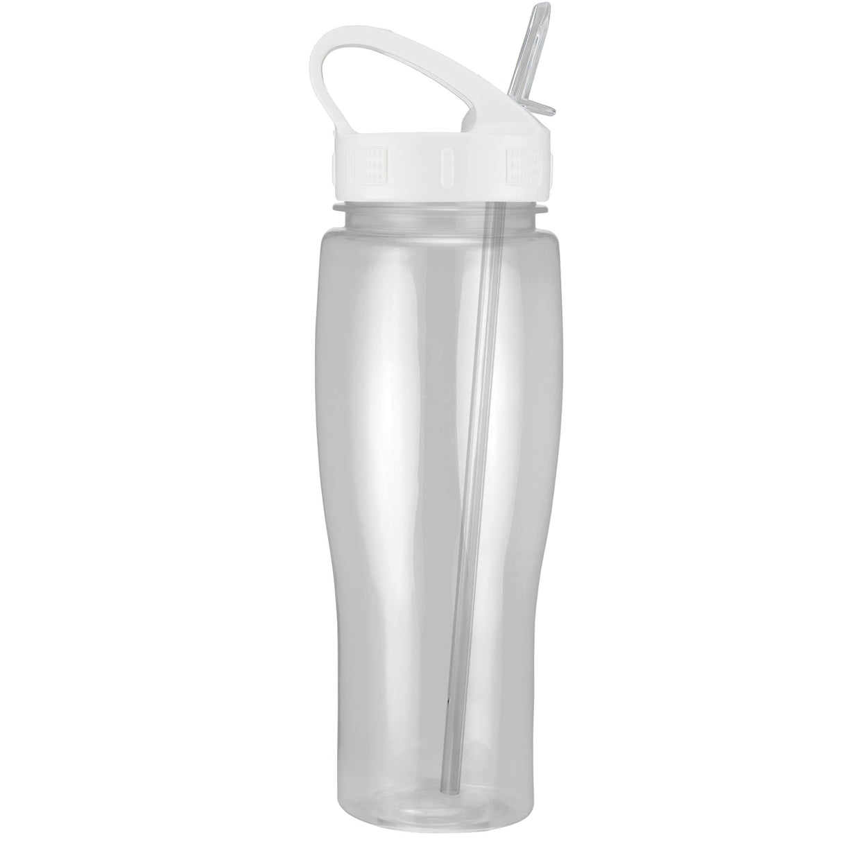24 Oz. Contour Translucent Bottle w/ Sport Sip Lid and Straw