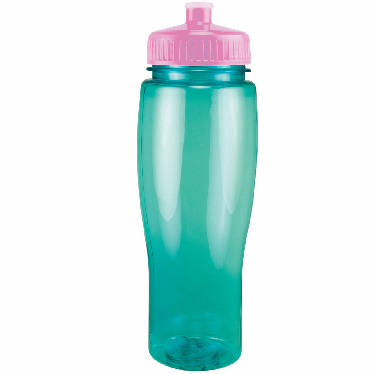 24 Oz. Contour Translucent Bottle w/ Push Pull Lid