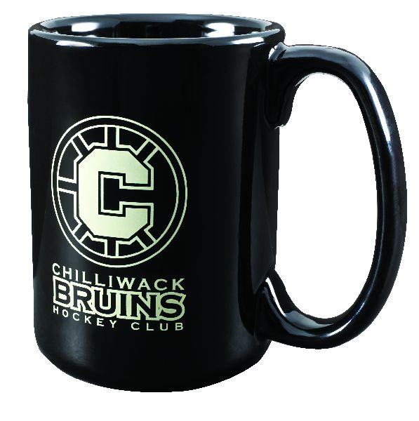 Jumbo 15oz black ceramic mug