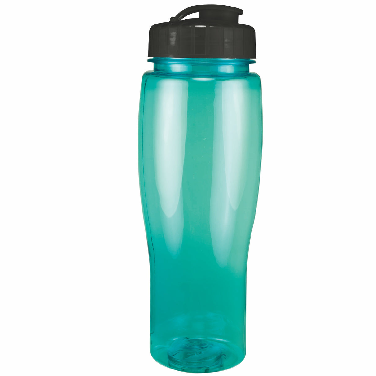 24 Oz. Contour Translucent Bottle w/ Flip Top Lid