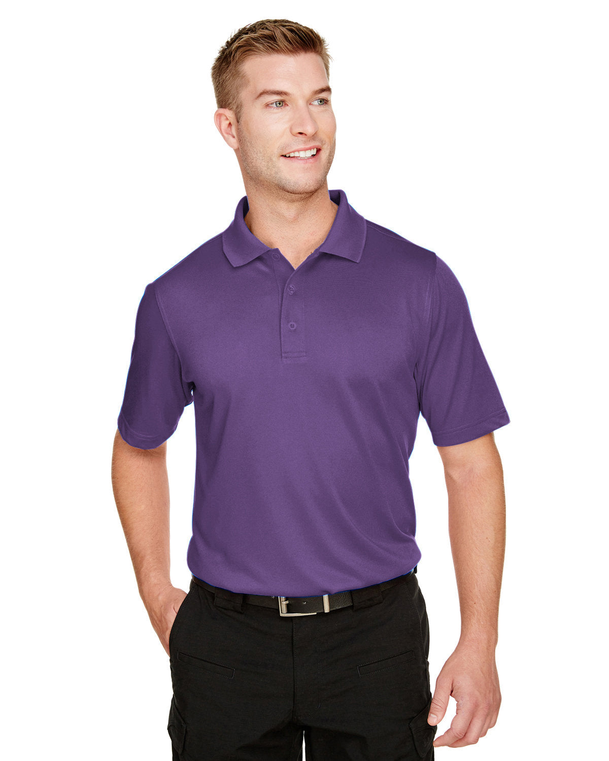 000169 Harriton Men's Advantage Snag Protection Plus Polo