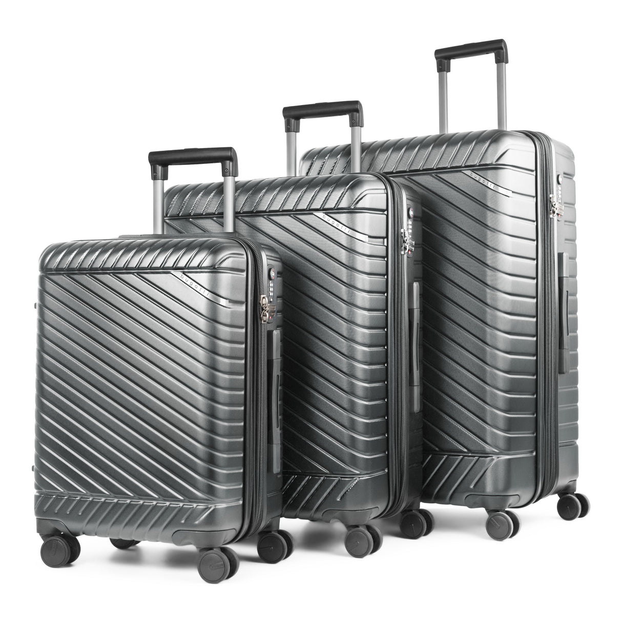 Bugatti-Oslo 3 Piece Hardside Luggage Set