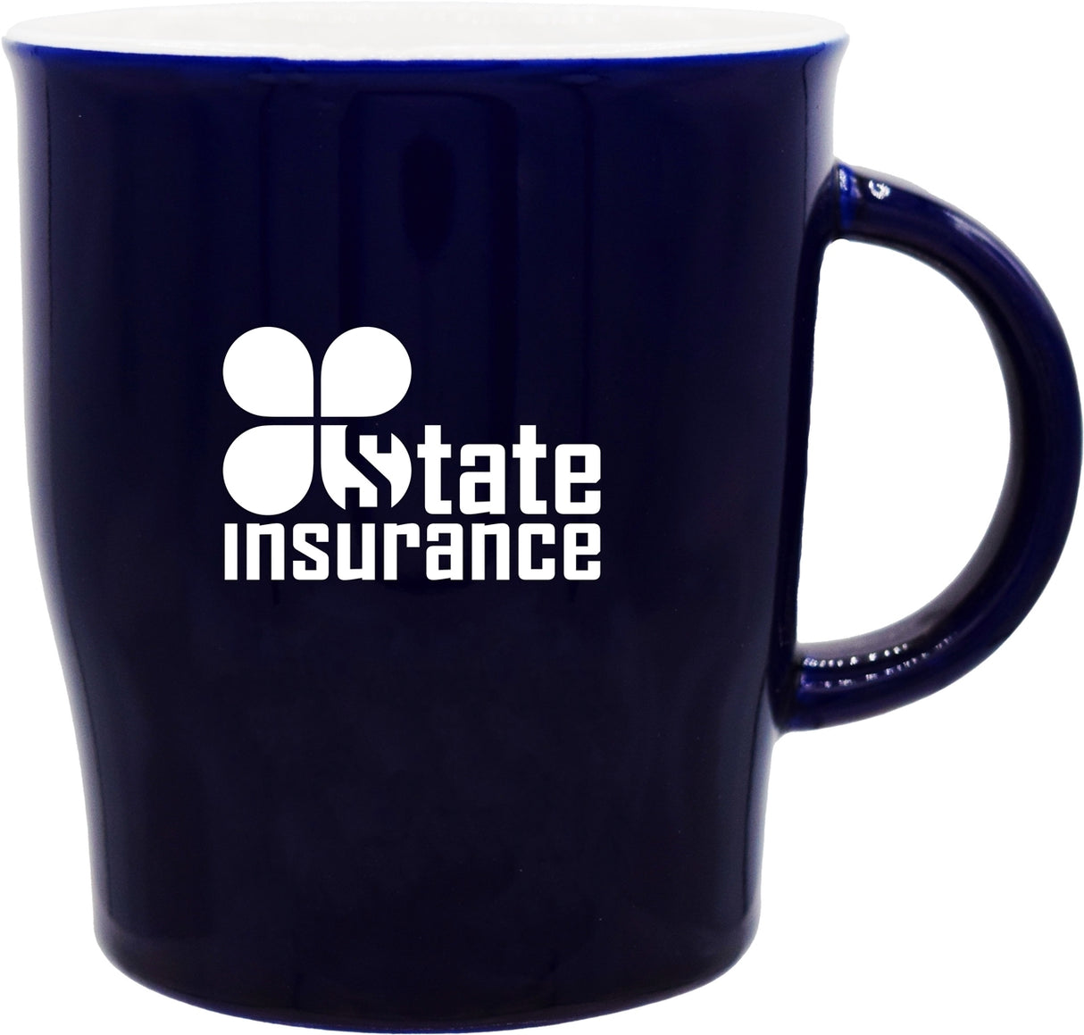 Economy Memphis 17oz 2tone cobalt/white mug