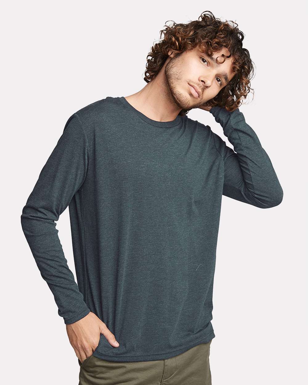 Next Level Triblend Long Sleeve Crew Neck T-Shirt