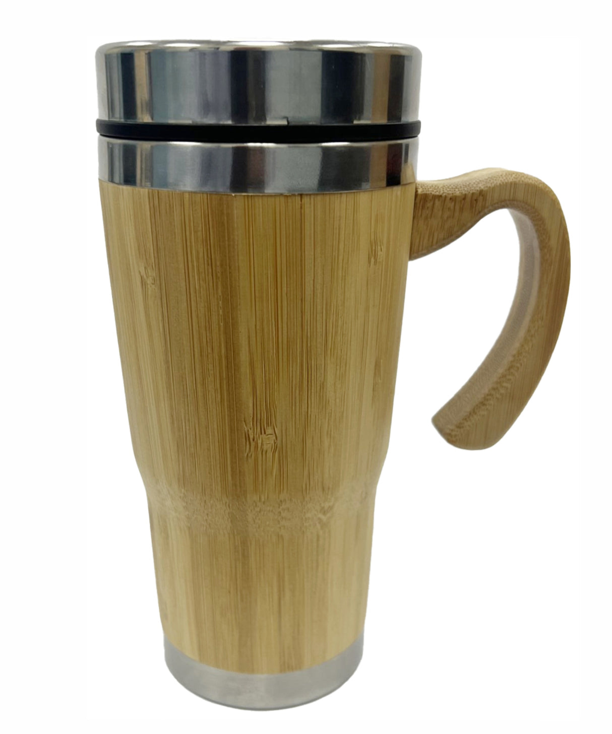 GALE 15 ounce Bamboo & Stainless Steel Tumbler with Handle (3-5 Days) NEW