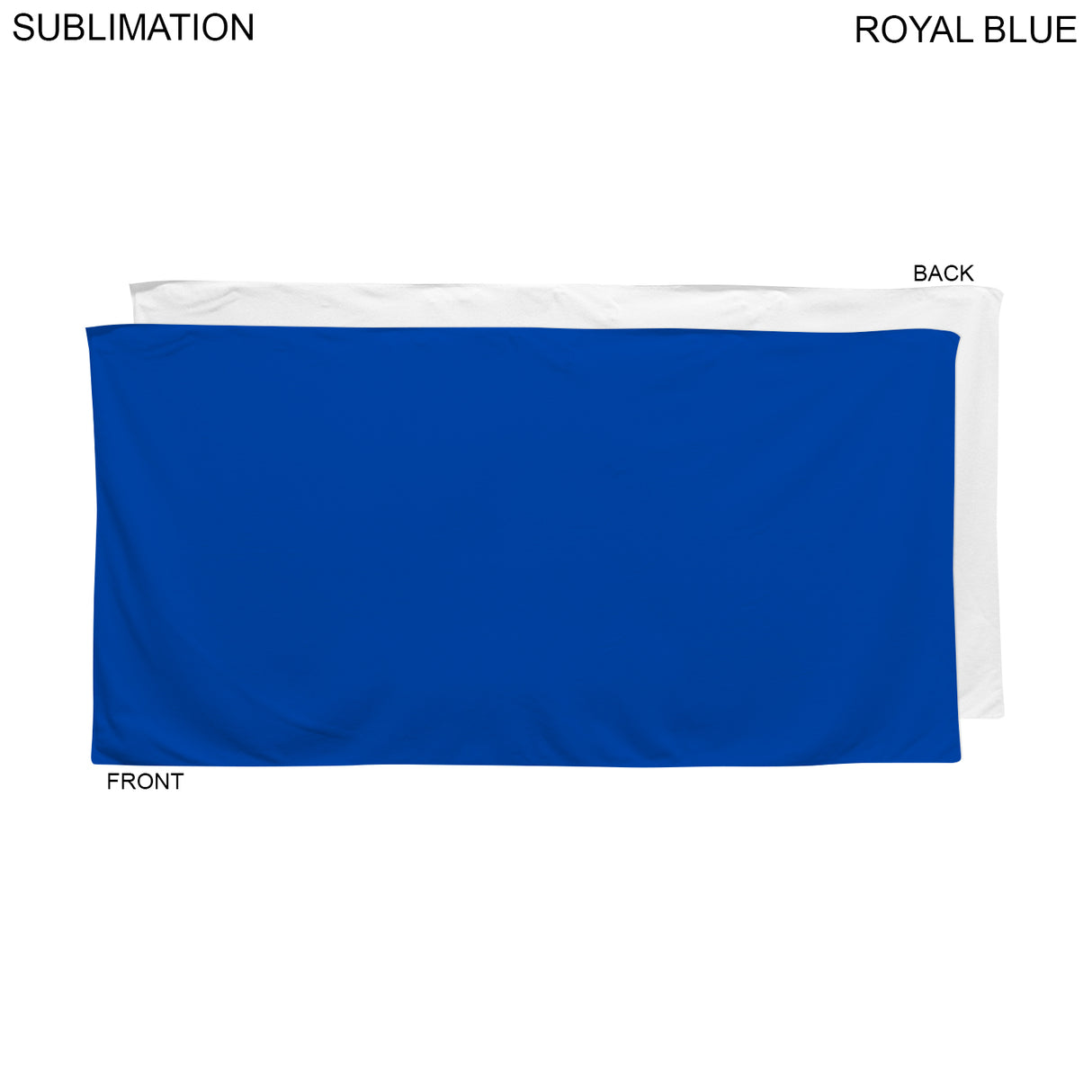 72 Hr Fast Ship - Plush and Soft Velour Terry Cotton Blend Colored Pool Towel, 24x48, Sublimated