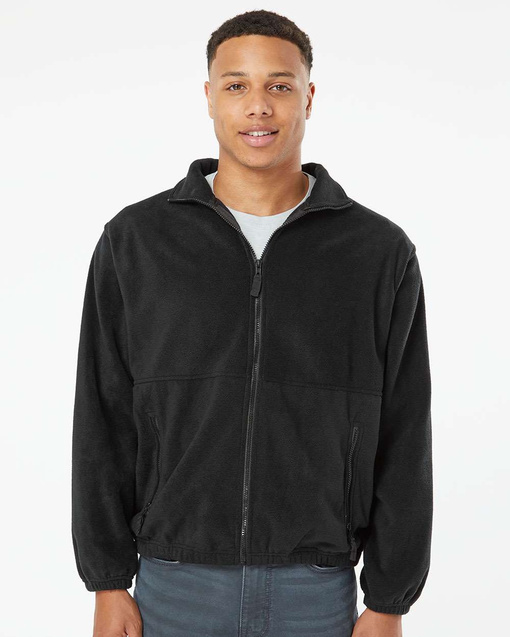 Burnside® Polar Fleece Full Zip Jacket