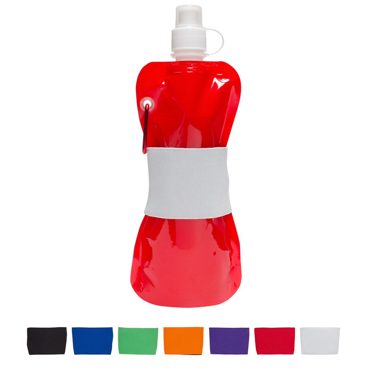 Comfort Grip Flex 16 oz Water Bottle with Neoprene Waist Sleeve