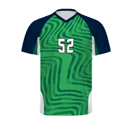 High Five Adult Freestyle Sublimated Turbo V-Neck Soccer Jersey