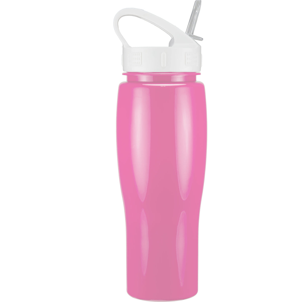 24 Oz. Contour Bottle w/ Sport Sip Lid And Straw - Solid Colors