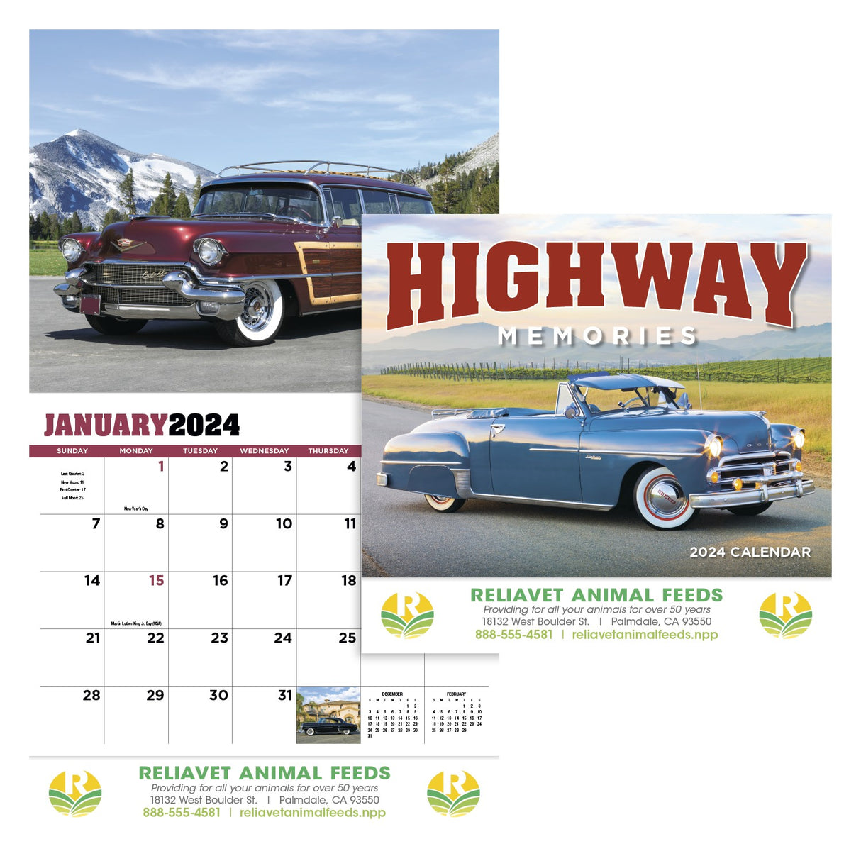 Highway Memories Appointment Calendar - Stapled