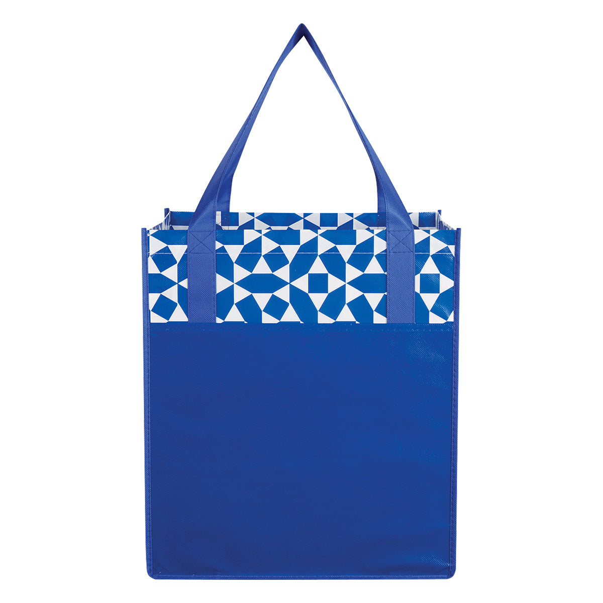 Non-woven Geometric Shopping Tote Bag