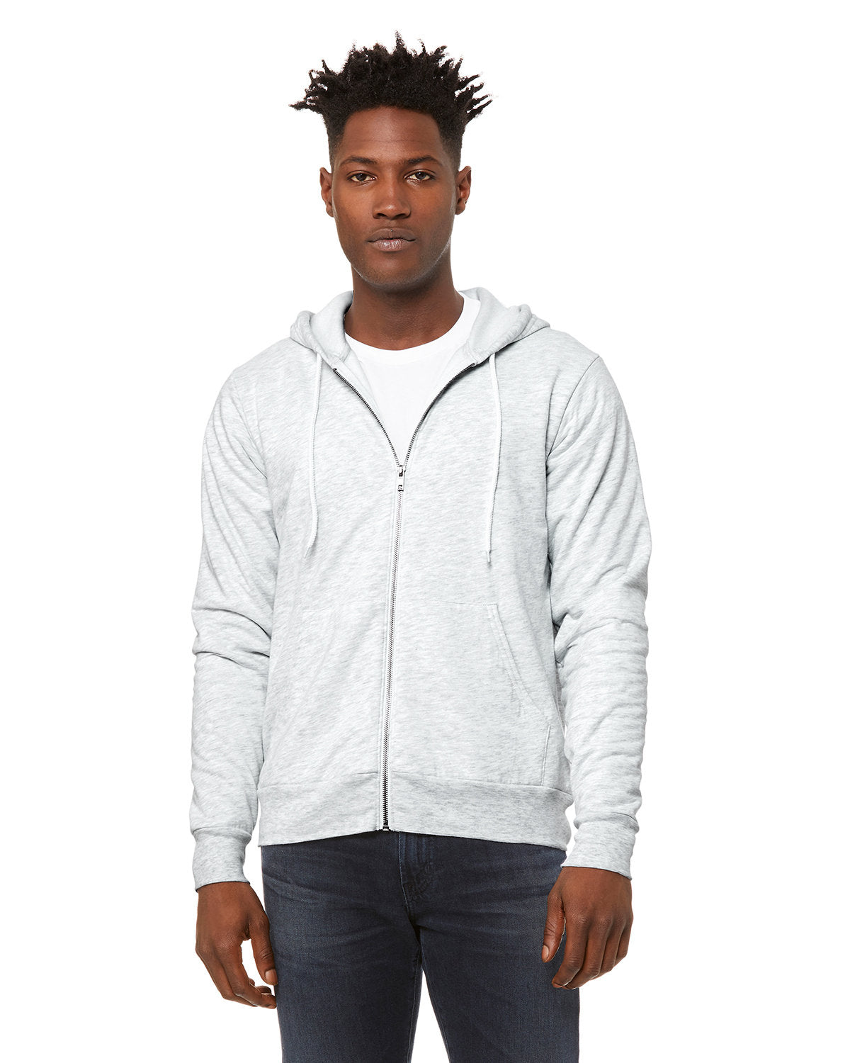 BELLA+CANVAS Unisex Sponge Fleece Full-Zip Hooded Sweatshirt