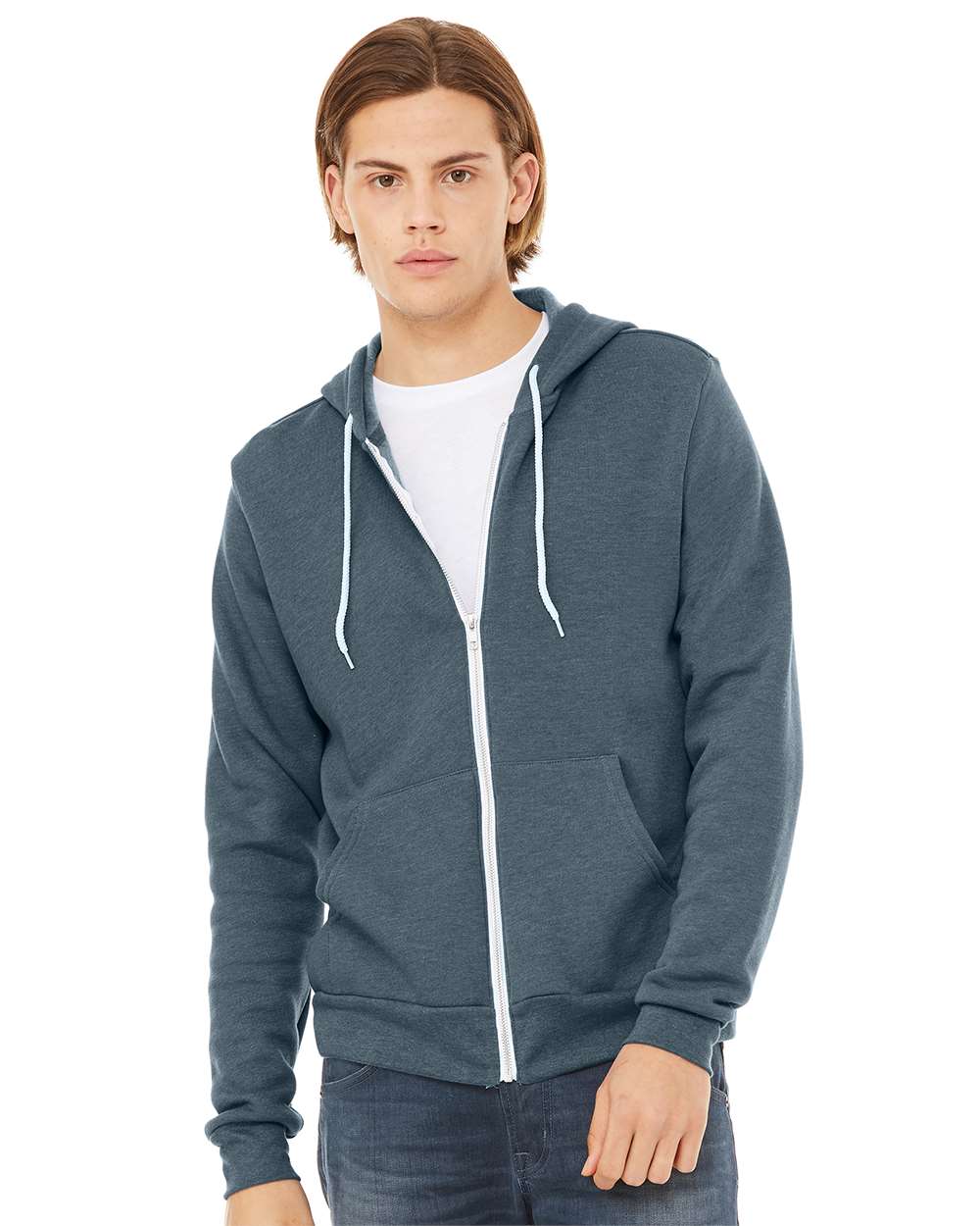 000035 Bella+Canvas® Unisex Sponge Fleece Full-Zip Hoodie