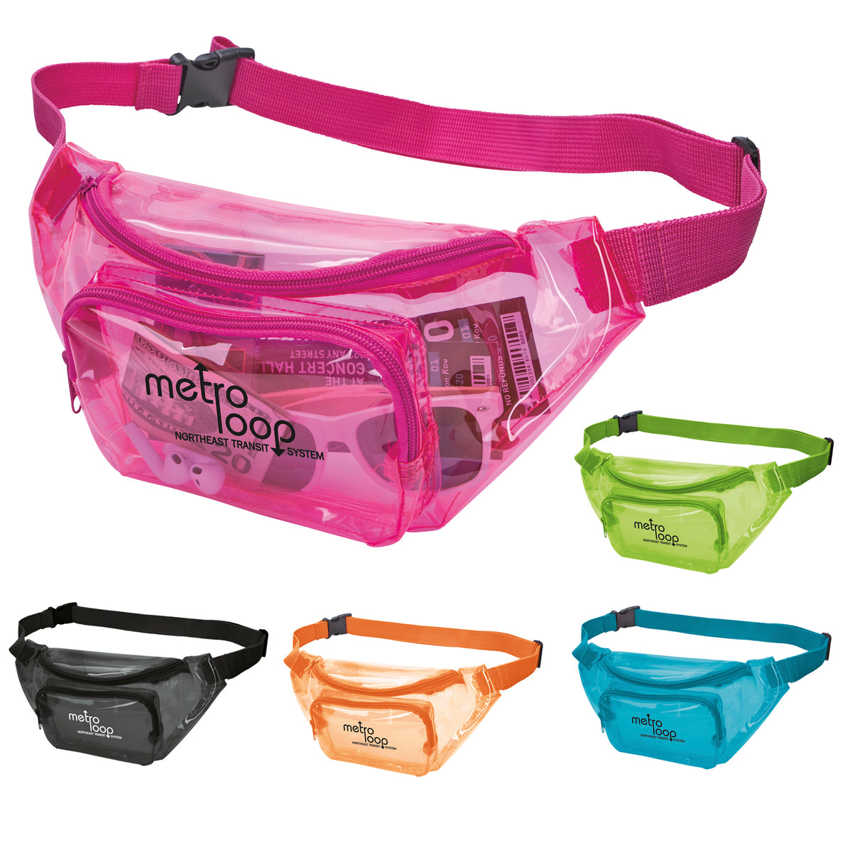 Translucent Color Fanny Pack