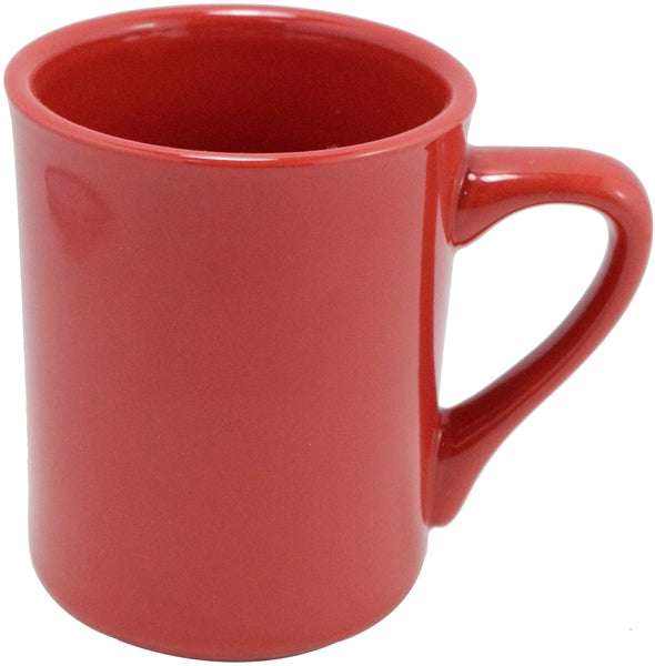 Erie 8.5oz red mug vitrified