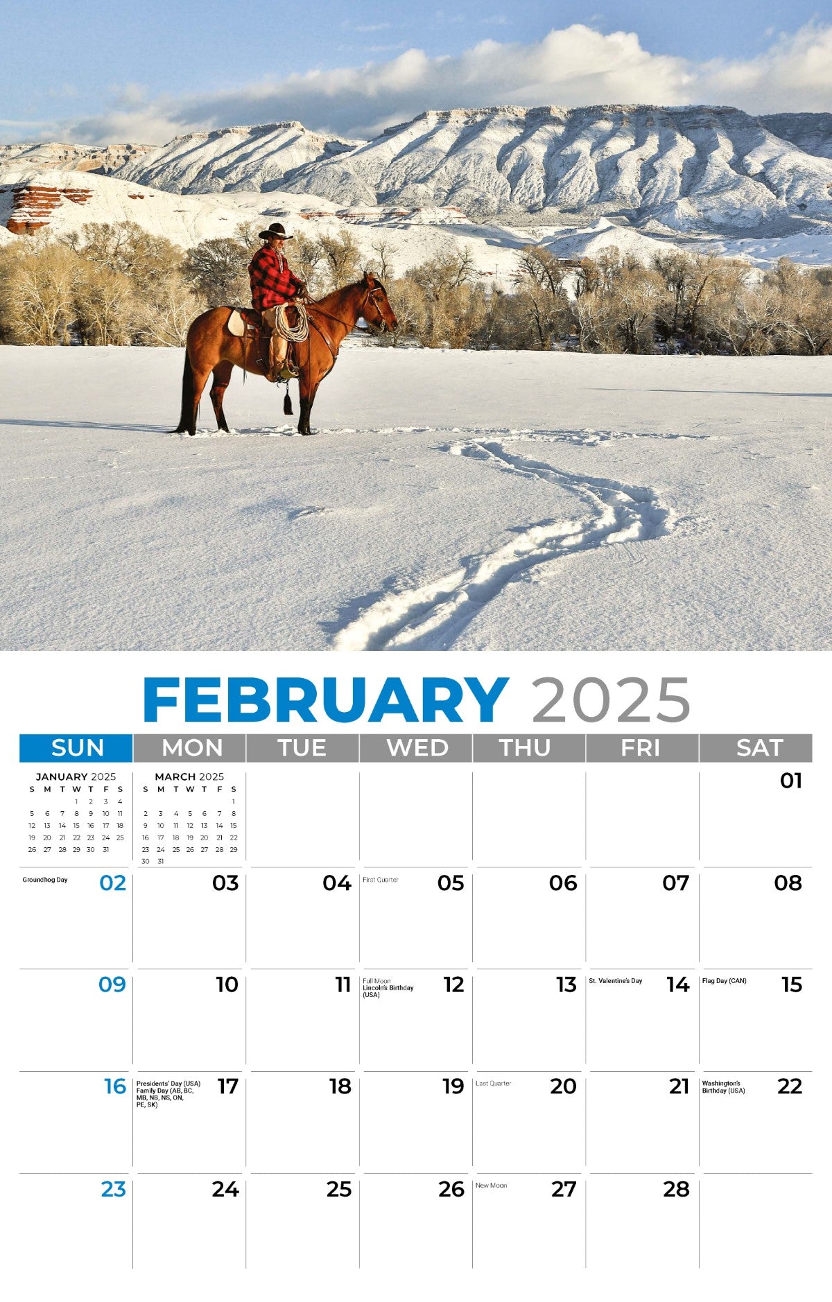 Galleria Wall Calendar 2025 Country Spirit