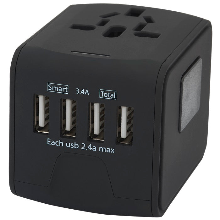 Universal Travel 4 USB Port Adapter